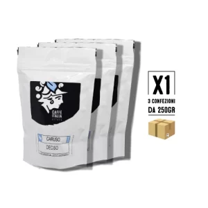 Caruso - Cartone con 3 confezioni da 250gr