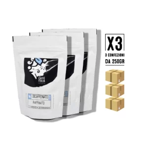 Decaffeinato - x3 cartoni con 3 confezioni da 250gr