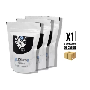 Leonardo - Cartone con 3 confezioni da 250gr