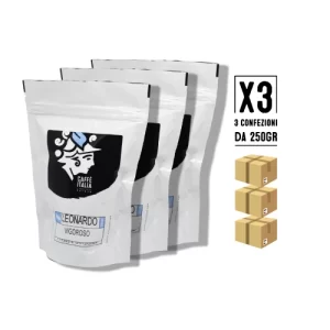 Leonardo - x3 cartoni con 3 confezioni da 250gr